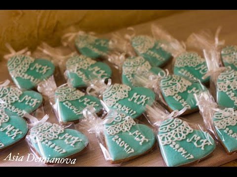 Имбирные пряники на меду с сахарной глазурью