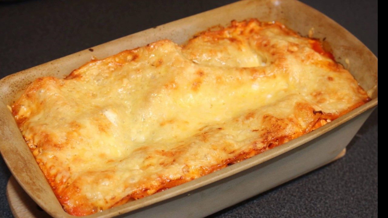 Овощная лазанья с соусом бешамель