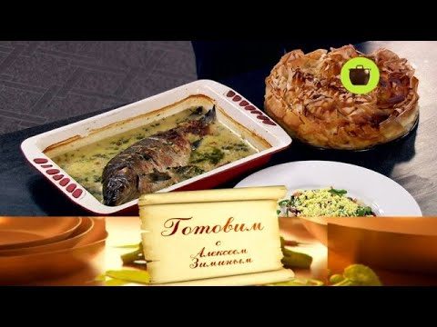 Салат из дайкона с обжаренными лесными грибами
