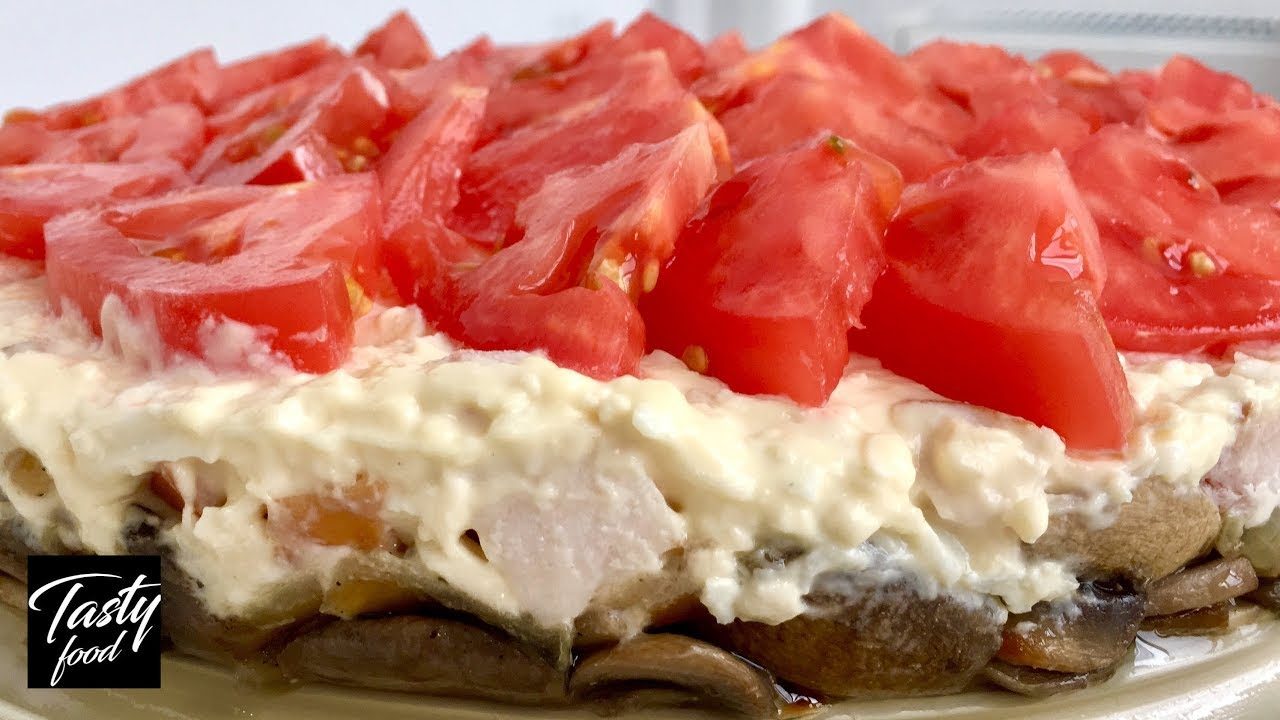 Закуска из листьев салата с сырно-яичной начинкой