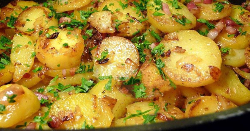 Как приготовить вкусный жареный картофель
